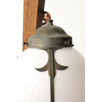 銅飾 球体電笠照明　A491 