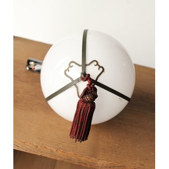 銅飾 球体電笠照明　A491 