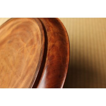 寿山作 刳貫盆　X570 