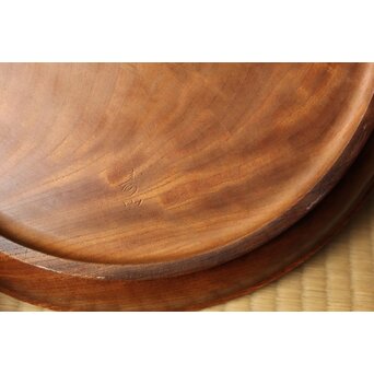 寿山作 刳貫盆　X570 