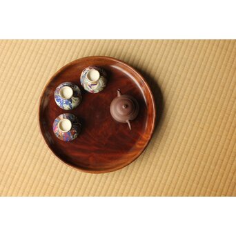 寿山作 刳貫盆　X570 