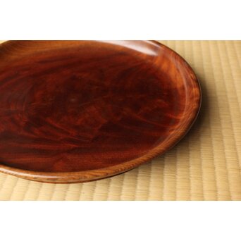 寿山作 刳貫盆　X570 