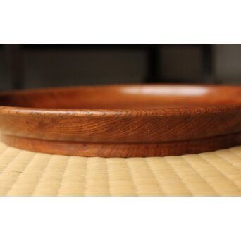 寿山作 刳貫盆　X570 