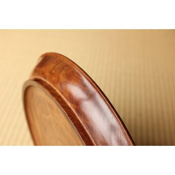 寿山作 刳貫盆　X570 