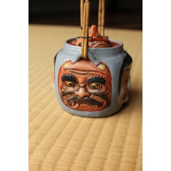 萬古 人面急須 おかめ 達磨 天狗 鬼 ひょっとこ　P512 