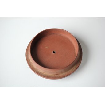 清晚期 周盘壺 朱泥紫泥急須/茶壺 単孔 閉門即是深山　P513 