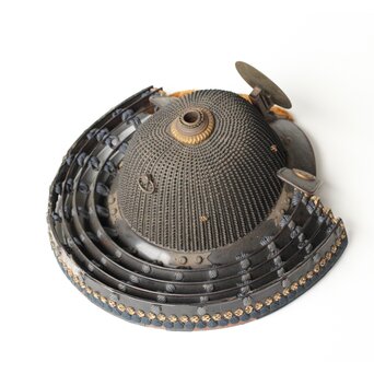 鉄地 百二十間 霰筋兜　M448 