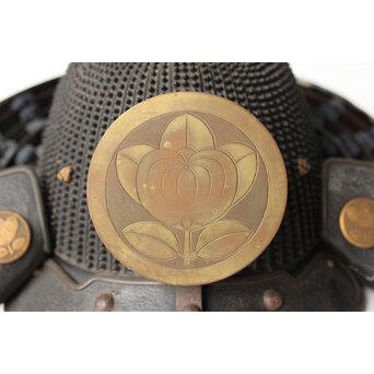 鉄地 百二十間 霰筋兜　M448 