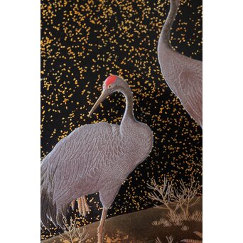 吉祥図 蒔絵硯箱　Q373 