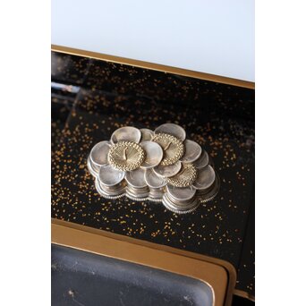 吉祥図 蒔絵硯箱　Q373 