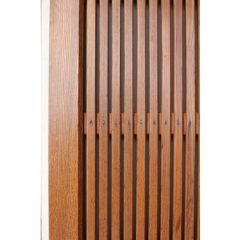 総欅 格子蔵戸　W0181 