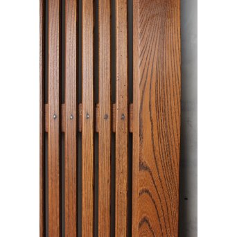 総欅 格子蔵戸　W0181 