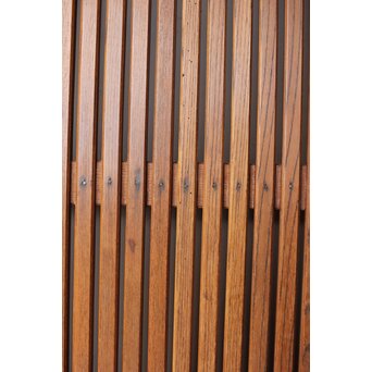 総欅 格子蔵戸　W0181 