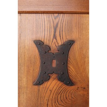 総欅 格子蔵戸　W0181 