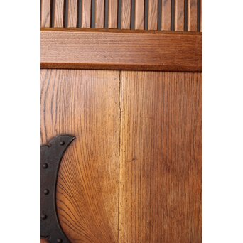 総欅 格子蔵戸　W0181 