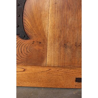 総欅 格子蔵戸　W0181 