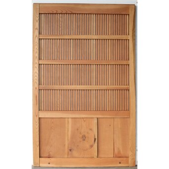 総欅 格子蔵戸　W0181 ウラ