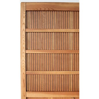 総欅 格子蔵戸　W0181 