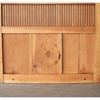 総欅 格子蔵戸　W0181 