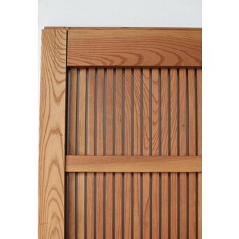 総欅 格子蔵戸　W0181 