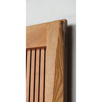 総欅 格子蔵戸　W0181 