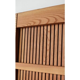 総欅 格子蔵戸　W0181 