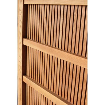 総欅 格子蔵戸　W0181 