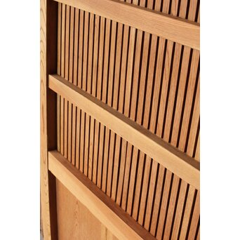 総欅 格子蔵戸　W0181 