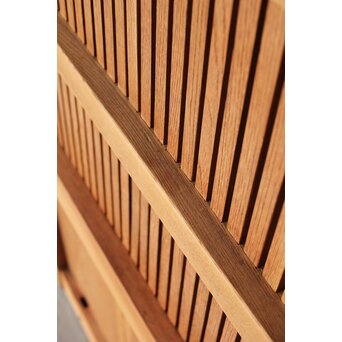 総欅 格子蔵戸　W0181 