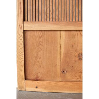 総欅 格子蔵戸　W0181 