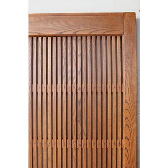 総欅 格子蔵戸　W0181 