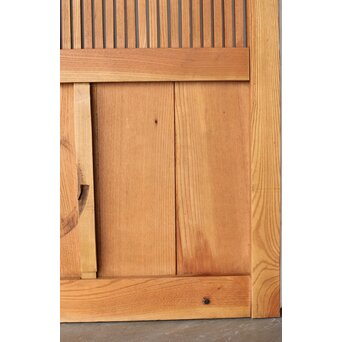 総欅 格子蔵戸　W0181 