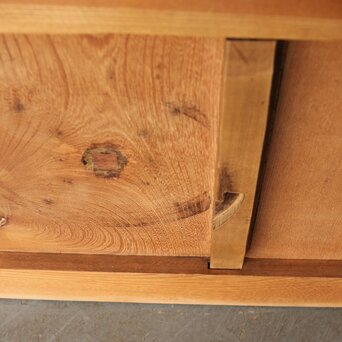 総欅 格子蔵戸　W0181 