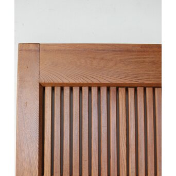 総欅 格子蔵戸　W0181 