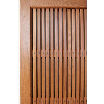 総欅 格子蔵戸　W0181 