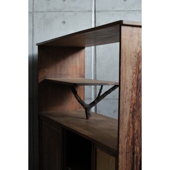 良杢 違棚 茶棚　X576 