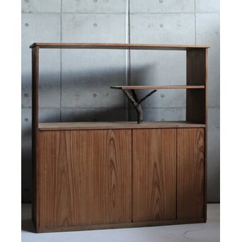 良杢 違棚 茶棚　X576 