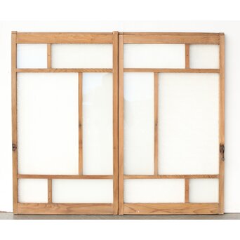 レトロガラス窓L　GD0263 ウラ