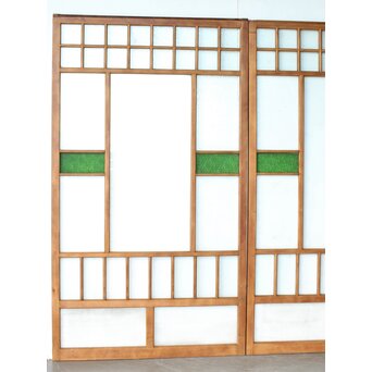 全面レトロガラス建具 4枚1組　GD0265Y 