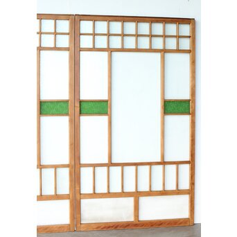 全面レトロガラス建具 4枚1組　GD0265Y 