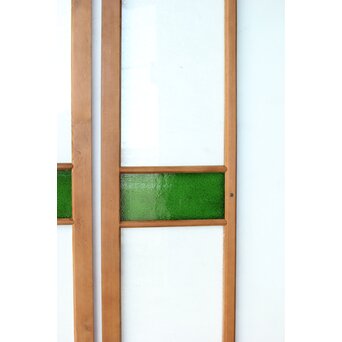 全面レトロガラス建具 4枚1組　GD0265Y 