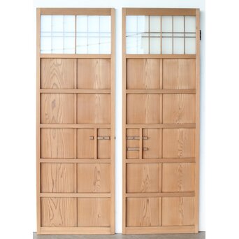 くもりガラス雪隠戸 2枚1組　GD0266 ウラ