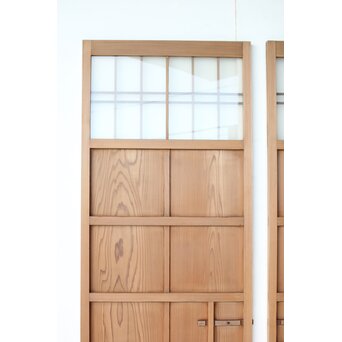 くもりガラス雪隠戸 2枚1組　GD0266 