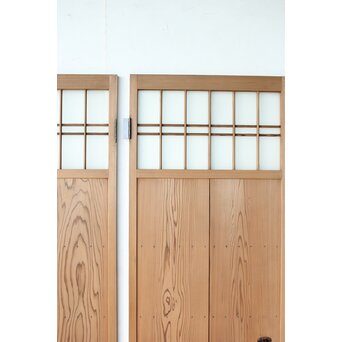 くもりガラス雪隠戸 2枚1組　GD0266 