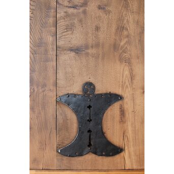 栗の二枚板蔵戸　W0182Y 