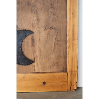 栗の二枚板蔵戸　W0182Y 