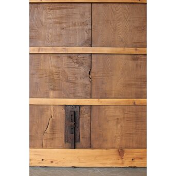 栗の二枚板蔵戸　W0182Y 