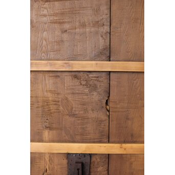 栗の二枚板蔵戸　W0182Y 