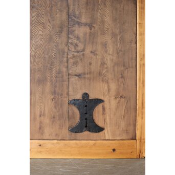 栗の二枚板蔵戸　W0182Y 