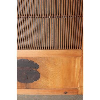 総欅 細格子蔵戸　W0184Y 